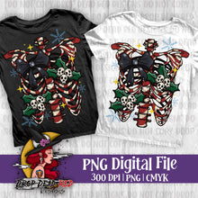 Load image into Gallery viewer, Spooky Christmas Rib, Forearm & Spine Set - Digital File