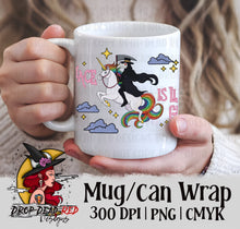 Load image into Gallery viewer, Being a Menace Doctor and Unicorn 16oz Cup - Digital Fil