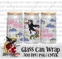 Load image into Gallery viewer, Being a Menace Doctor and Unicorn 16oz Cup - Digital Fil