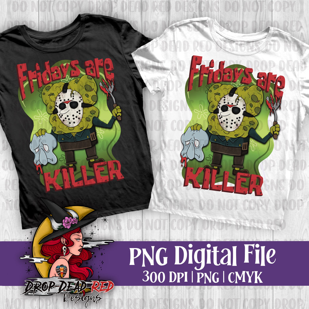 Friday Sponge Horror Sponge - Digital File