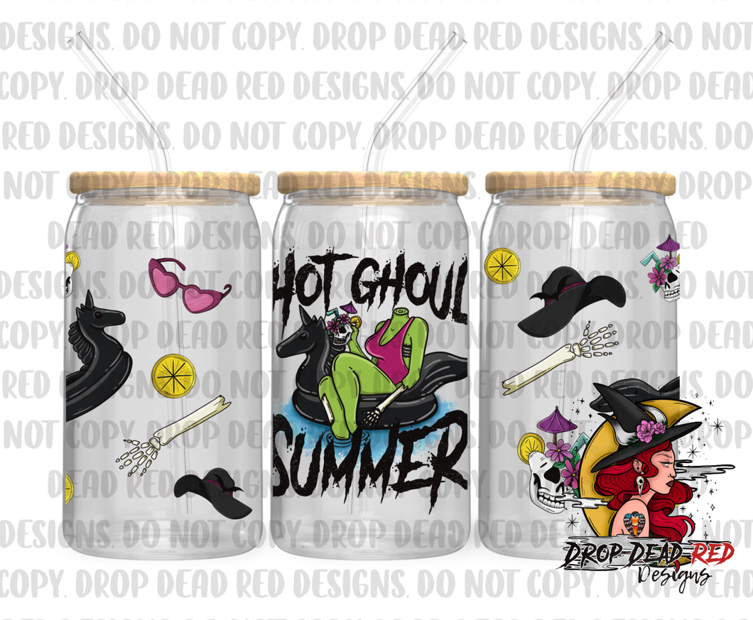 Hot Ghoul Summer - Glass Can Wrap Digital File