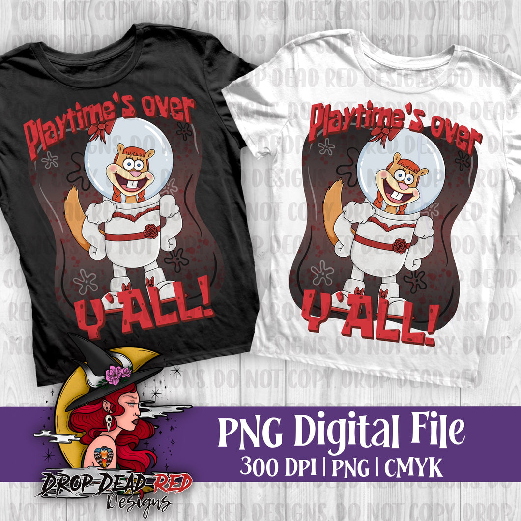 Playtimes Over Horror Sponge - Digital File