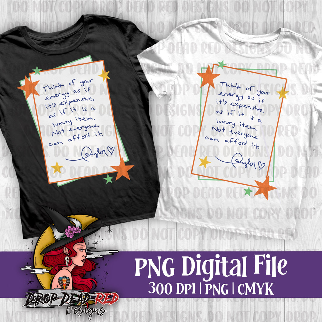 Energy is Expensive- Digital File