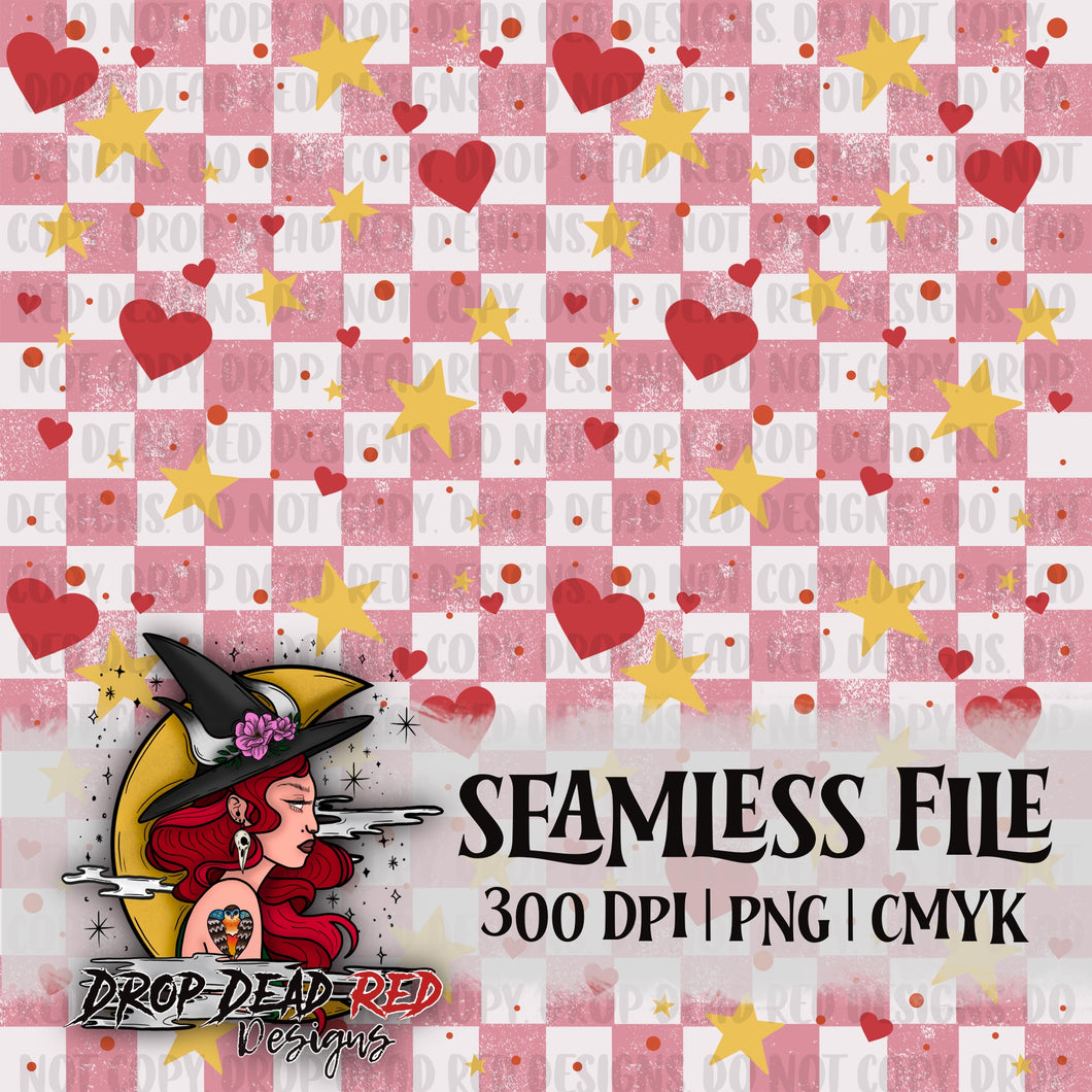 Tay Lab Red Seamless - Digital File