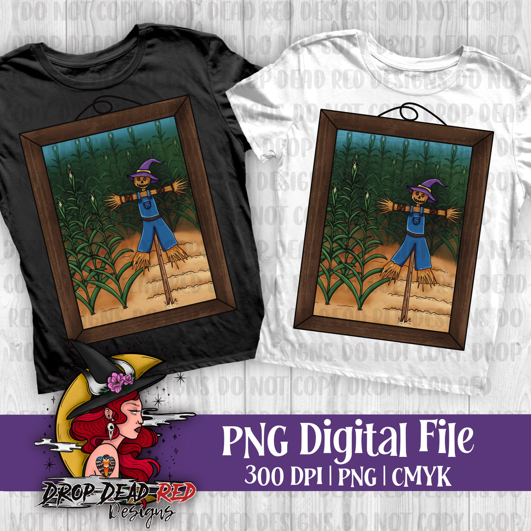Haunted Cornfield Gallery Frame - Digital File