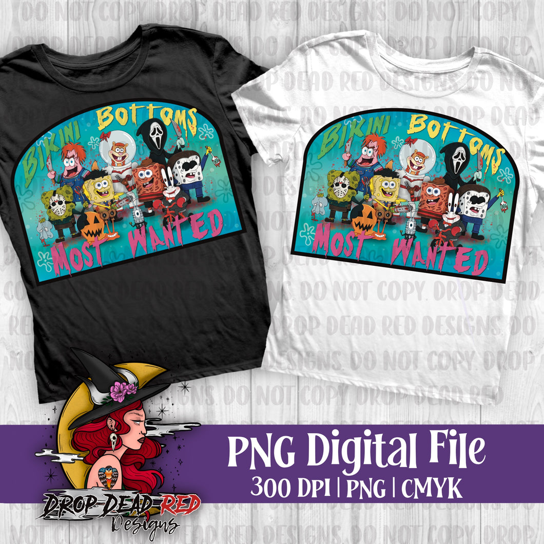 Horror Sponge & Friends Neon - Digital File