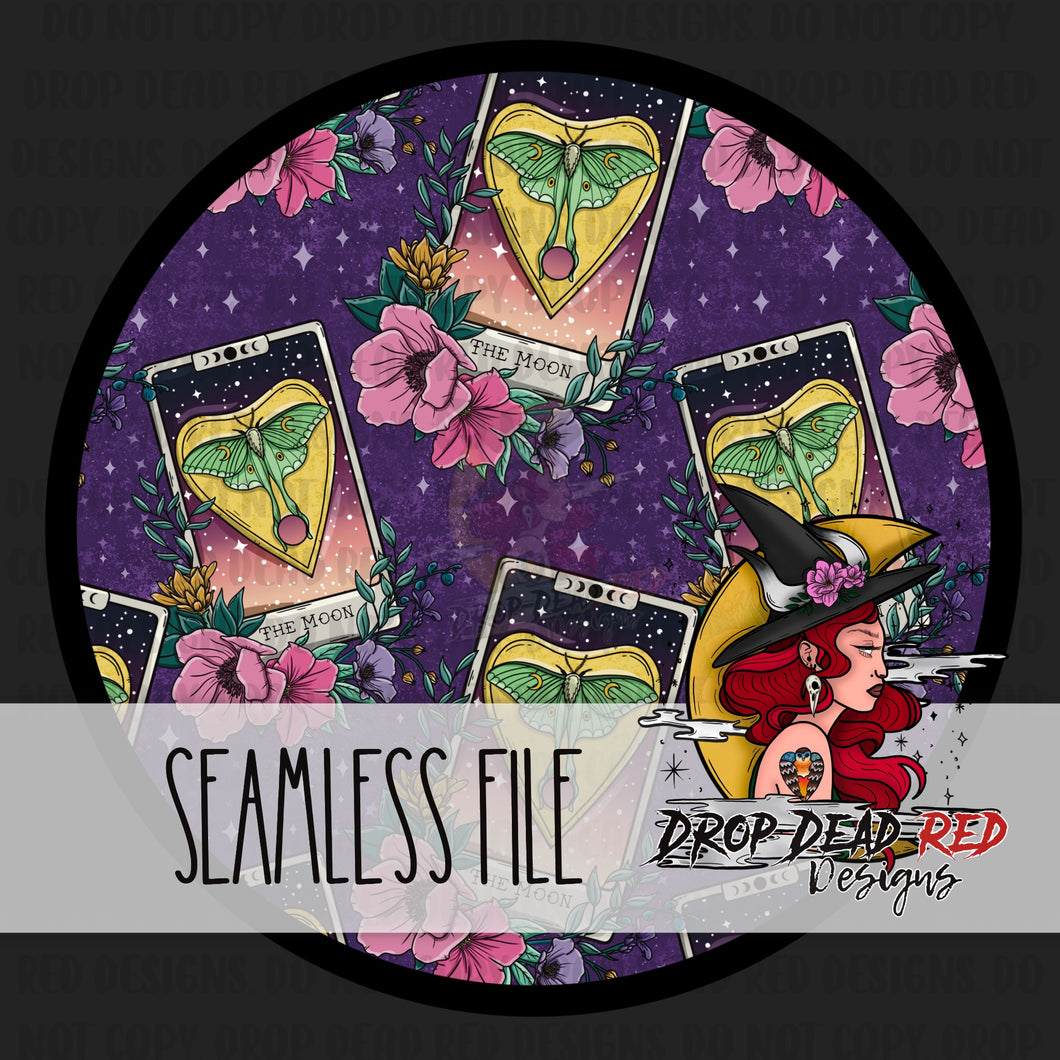 Stay Weird Tarot Card - Seamless Digital File