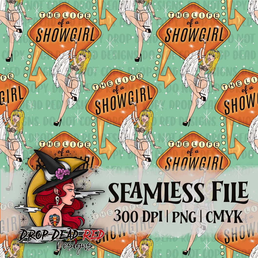 Showgirl Seamless - Digital File