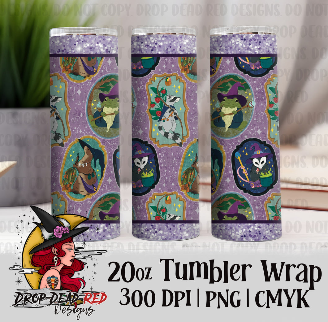 Lets Go On An Adventure Critters 20oz Tumbler - Digital File