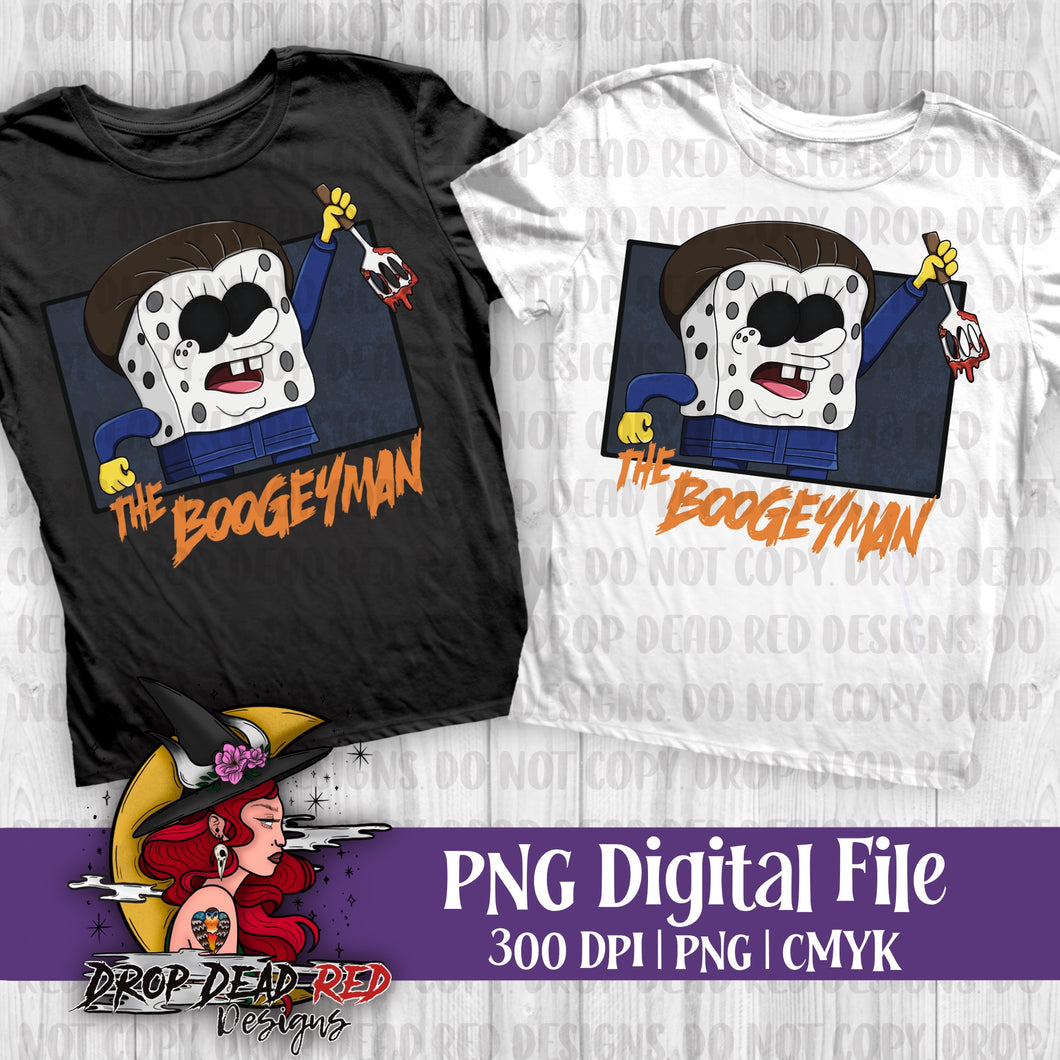 Boogeyman Sponge Horror Sponge - Digital File