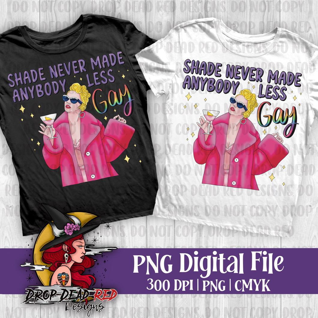 Shade Never  - Digital File