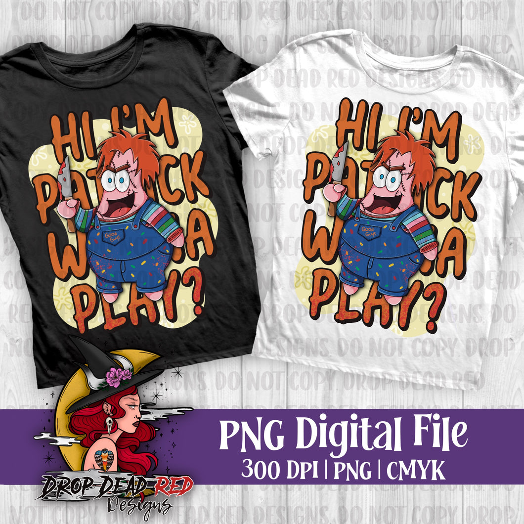 Want to Play Horror Sponge - Digital File