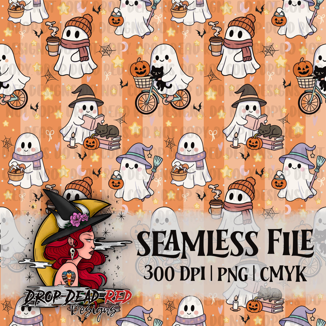 Fall Ghouly Seamless - Digital File