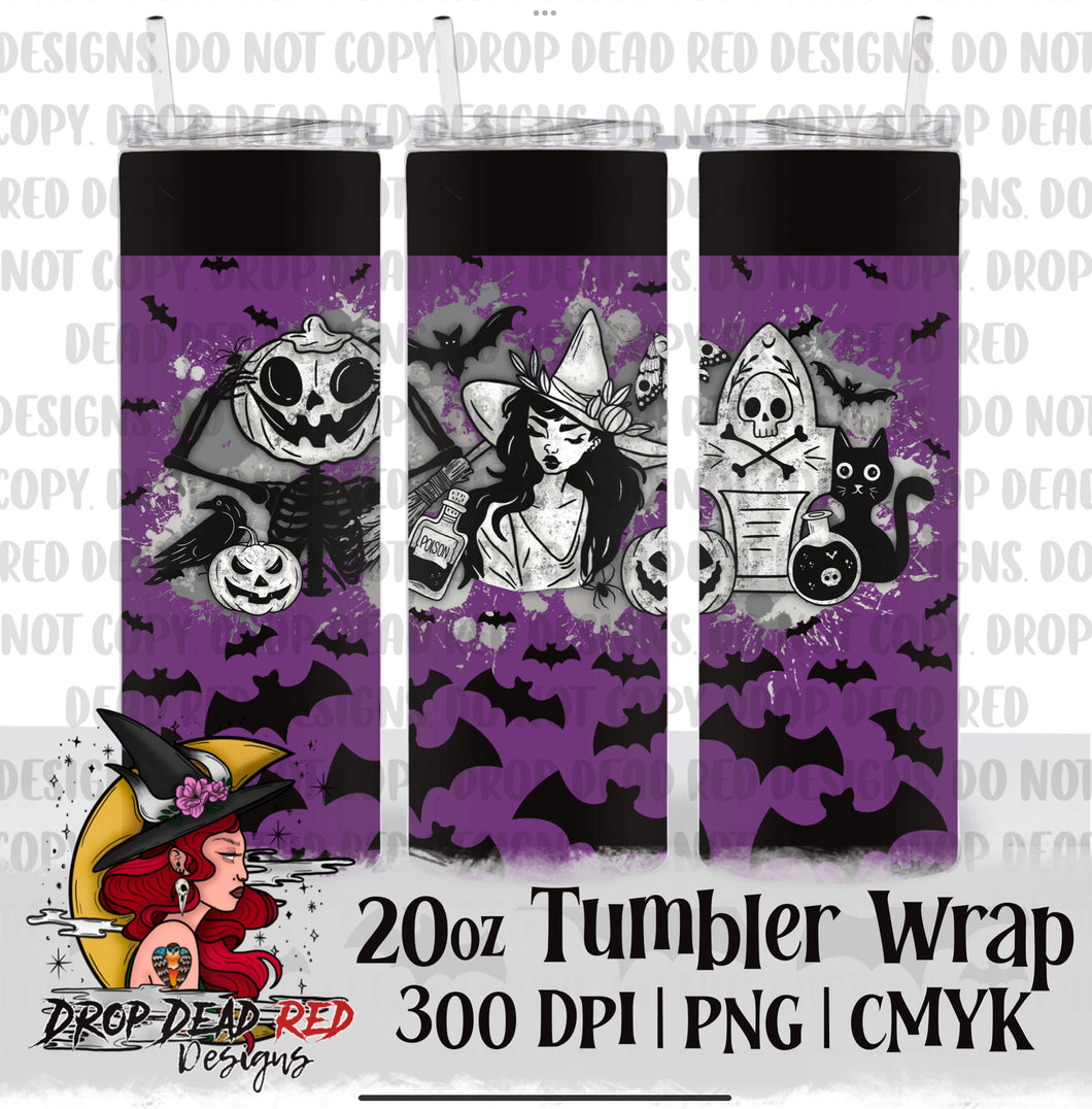 Witchy - Purple - Tumbler Digital File